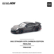 Porsche diecast 992 Stinger GTR Carbon Edition, 1:64 Scale (Black) — image 1
