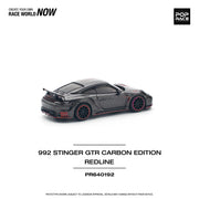 Porsche diecast 992 Stinger GTR Carbon Edition, 1:64 Scale (Black) — image 4