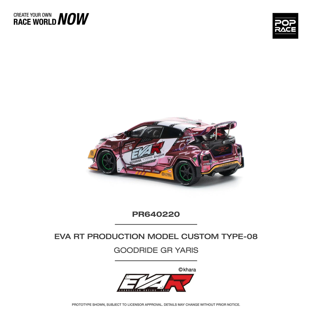Eva RT Production Model Custom Type-08, 1:64 Scale (Pink) — image 3