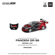 Pandem GR 86 Advan, 1:64 Scale (Red) — image 1
