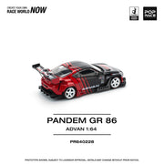 Pandem GR 86 Advan, 1:64 Scale (Red) — image 4