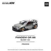 Pandem GR 86, 1:64 Scale (Silver) — image 1