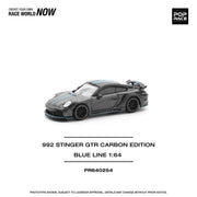 Porsche diecast 992 Stinger GTR Carbon Edition, 1:64 Scale (Black) — image 1