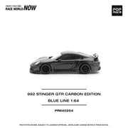 Porsche diecast 992 Stinger GTR Carbon Edition, 1:64 Scale (Black) — image 2