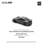 Porsche diecast 992 Stinger GTR Carbon Edition, 1:64 Scale (Black) — image 3
