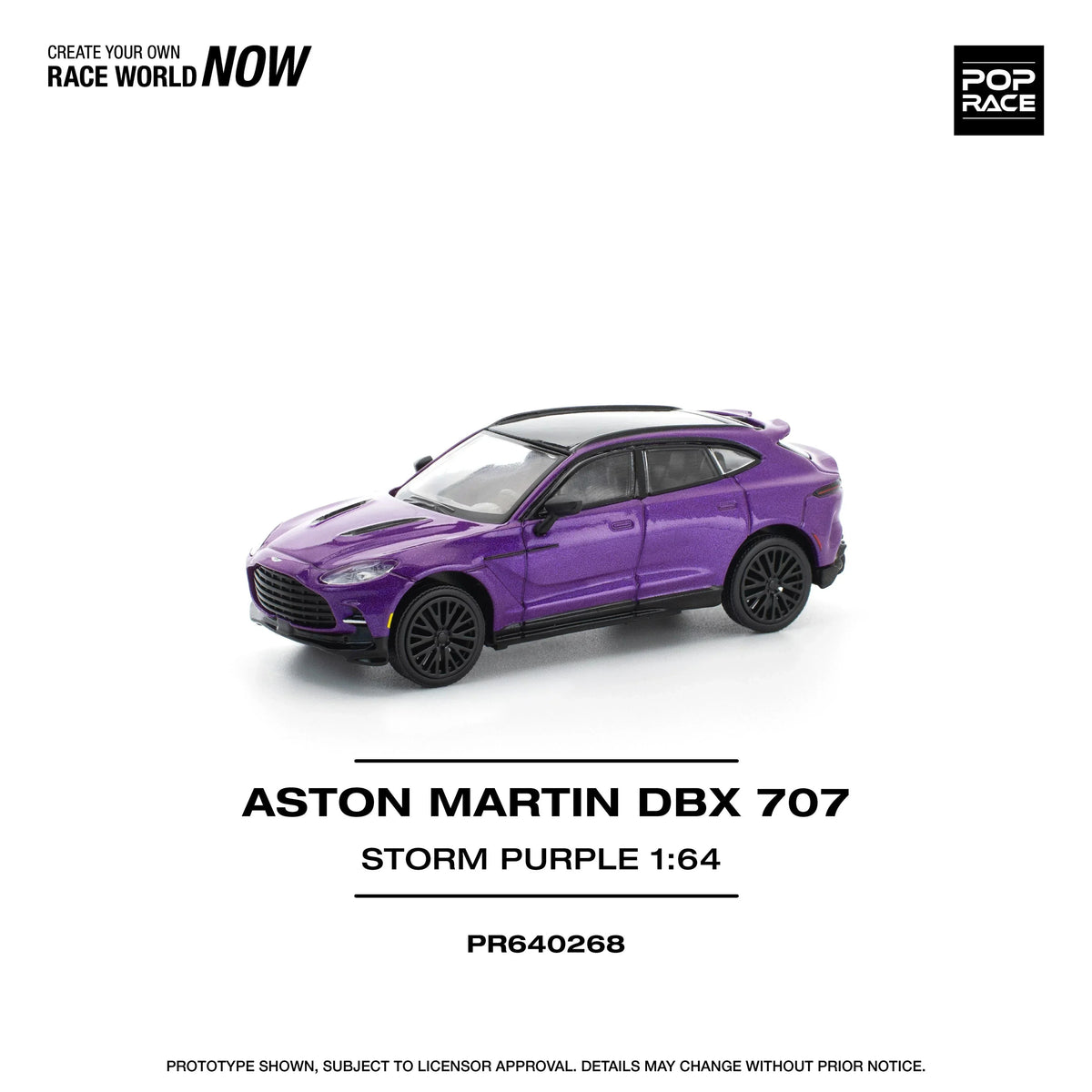Aston Martin DBX 707, 1:64 Scale (Purple) — image 1