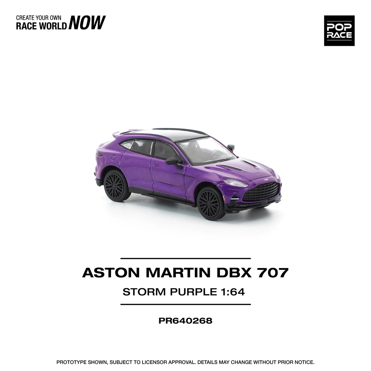 Aston Martin DBX 707, 1:64 Scale (Purple) — image 6