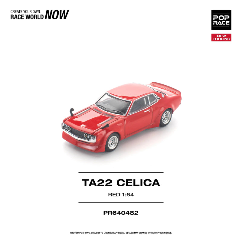 *PRE-ORDER* TA22 Celica New Tooling, 1:64 Scale (Red) — image 1