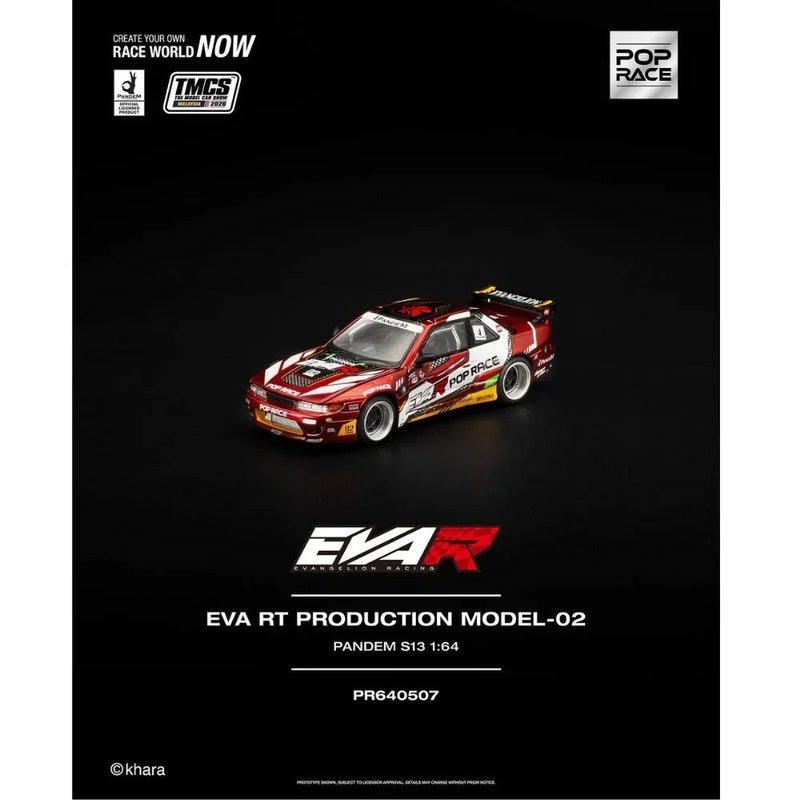 *TMCS 2026* Eva RT Production Model-02, Pandem S13 Red, 1:64 Scale — image 1