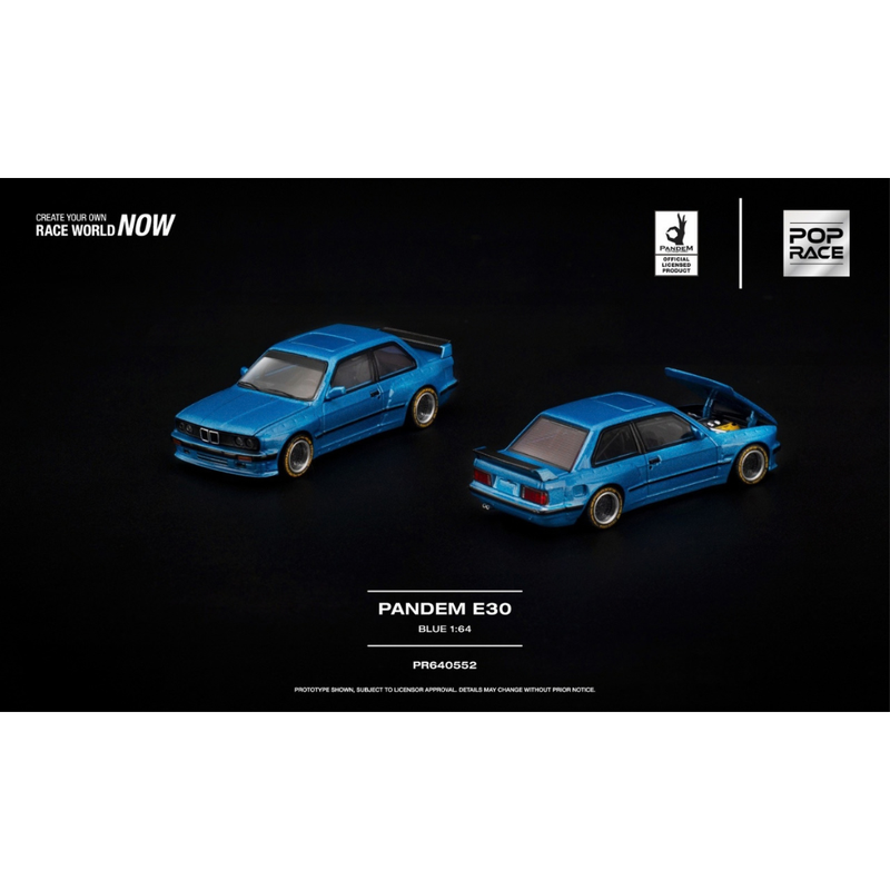 *PRE-ORDER* Pandem E30, 1:64 Scale (Blue) — image 1