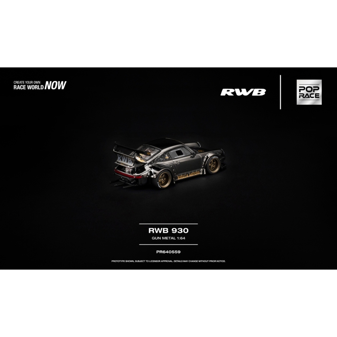 *PRE-ORDER* RWB 930 GUN METAL, 1:64 Scale — image 3