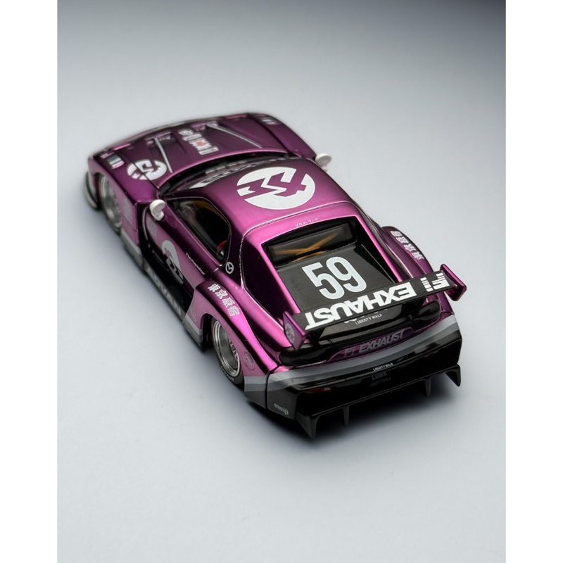 *HKTCS 2026* LB Super Silhouette RX-7 FD3S Purple Chrome (Limited to 2500pcs), 1:64 Scale — image 2
