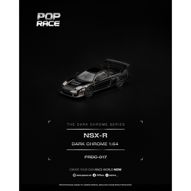 *PRE-ORDER* NSX-R, 1:64 Scale (Dark Chrome) — image 1