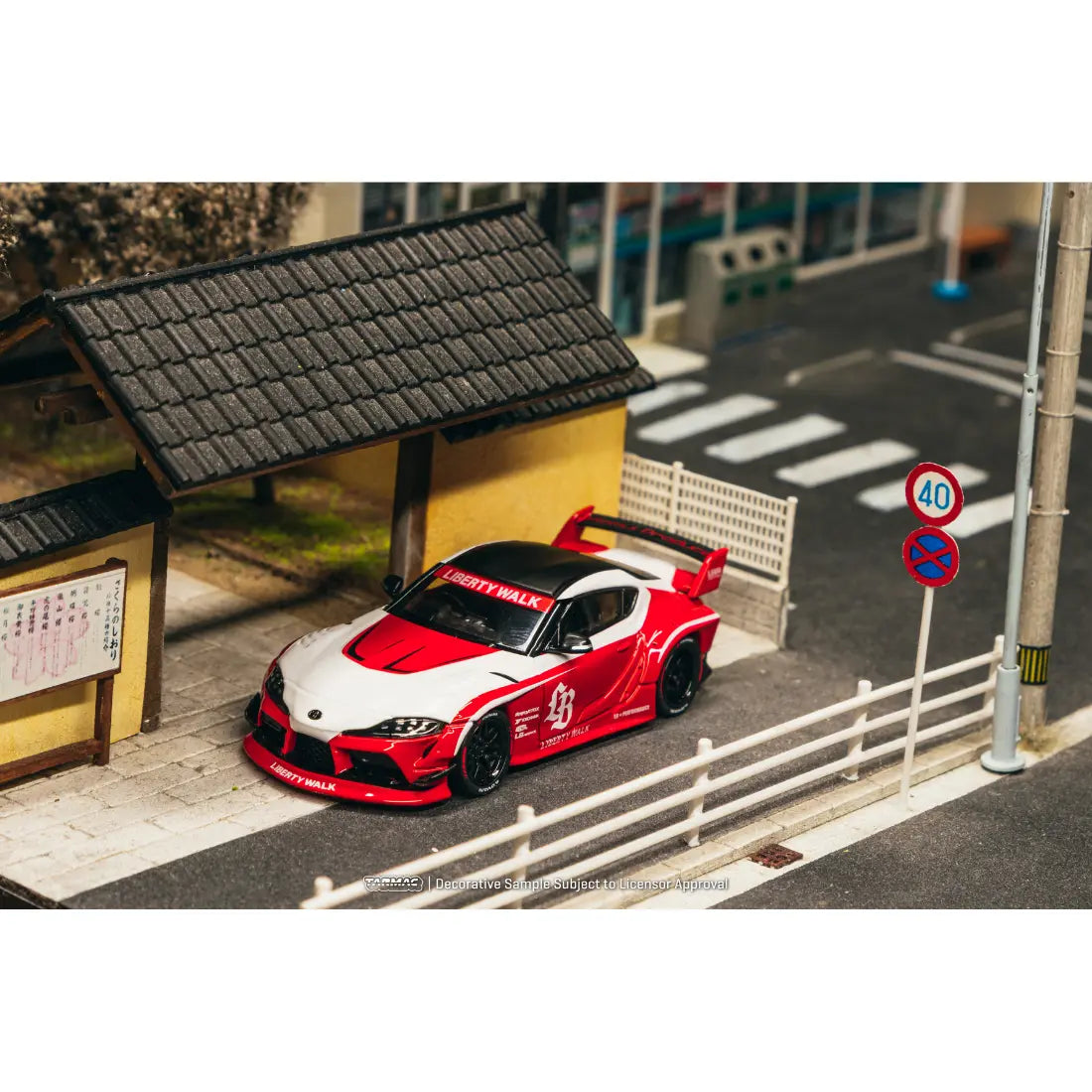 *PRE-ORDER* LB-WORKS TOYOTA SUPRA (A90), 1:64 Scale (Red) — image 3