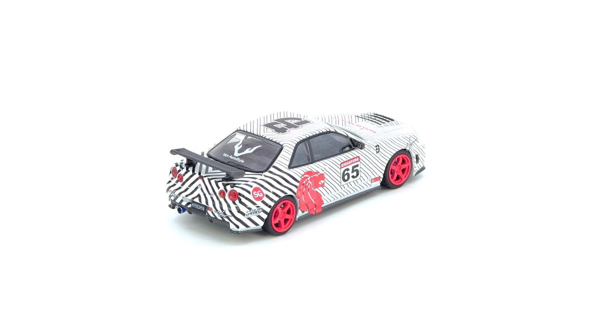 Skyline GT-R R34, 1:64 Scale (White) — image 3