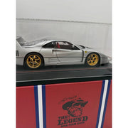 Larry Wood International Diecast Show The legend Asia Tour Ferrari F40 Resin (Limited to 30) 2026, 1:18 Scale (Silver) — image 2