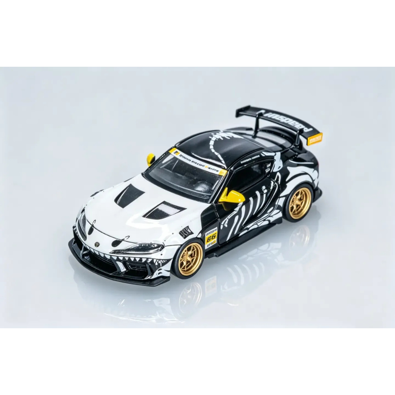 *PRE-ORDER* Toyota GR Supra GT4 EVO2 Skeleton DinosaurLivery (Limited to 499pcs), 1:64 Scale — image 1
