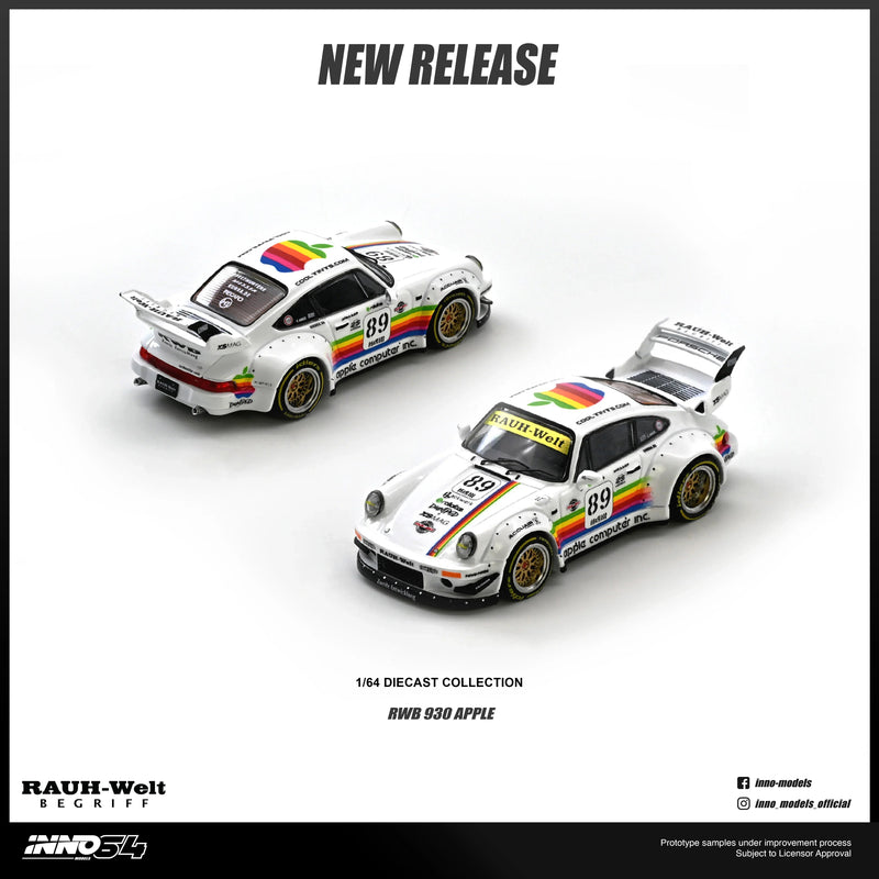 *PRE-ORDER* RWB 930 #89 Apple Levery, 1:64 Scale (White) — image 1