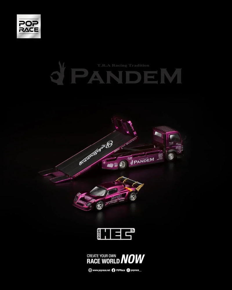 *HEC 2026* Pandem Lotus Elise Pandem Fuso-300 Rocket Bunny Racing, 1:64 Scale (Purple Chrome) — image 1