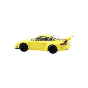 Porsche diecast RWB 997, 1:64 Scale (Yellow) — image 3