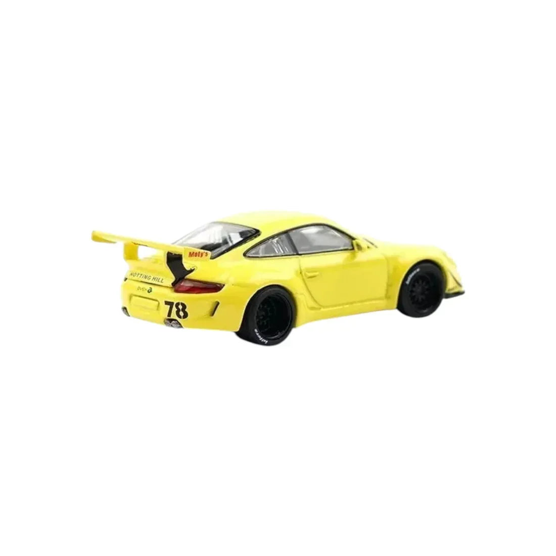 Porsche diecast RWB 997, 1:64 Scale (Yellow) — image 4