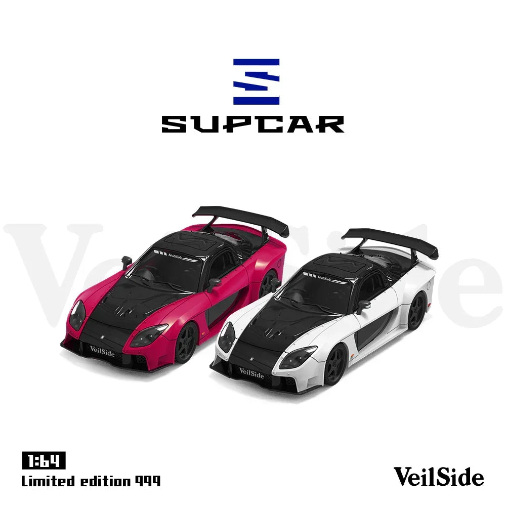 SC-RX-7 Veilside(Limited Edition 999), 1:64 Scale (Rose Red) — image 4