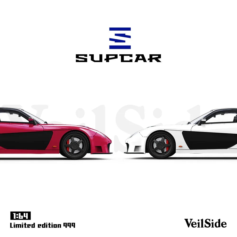 SC-RX-7 Veilside(Limited Edition 999), 1:64 Scale (Rose Red) — image 5