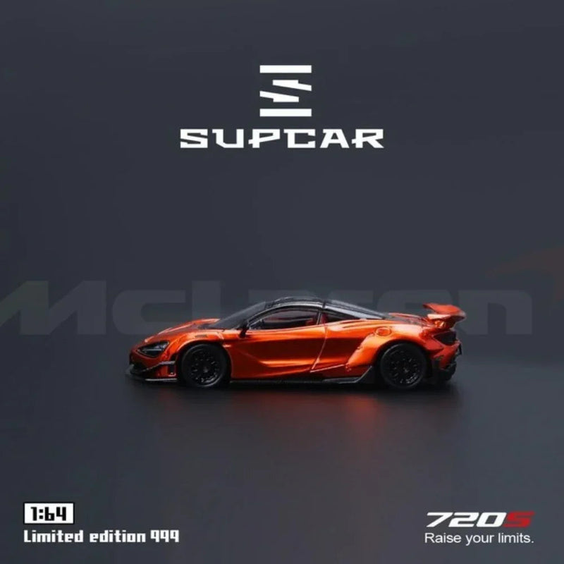 SupCar McLaren 720S alloy car model, 1:64 Scale (Bright Orange) — image 2