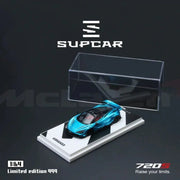 SupCar McLaren 720S alloy car model, 1:64 Scale (Bright Blue) — image 3