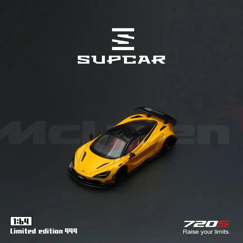 SupCar McLaren 720S alloy car model, 1:64 Scale (Yellow) — image 2