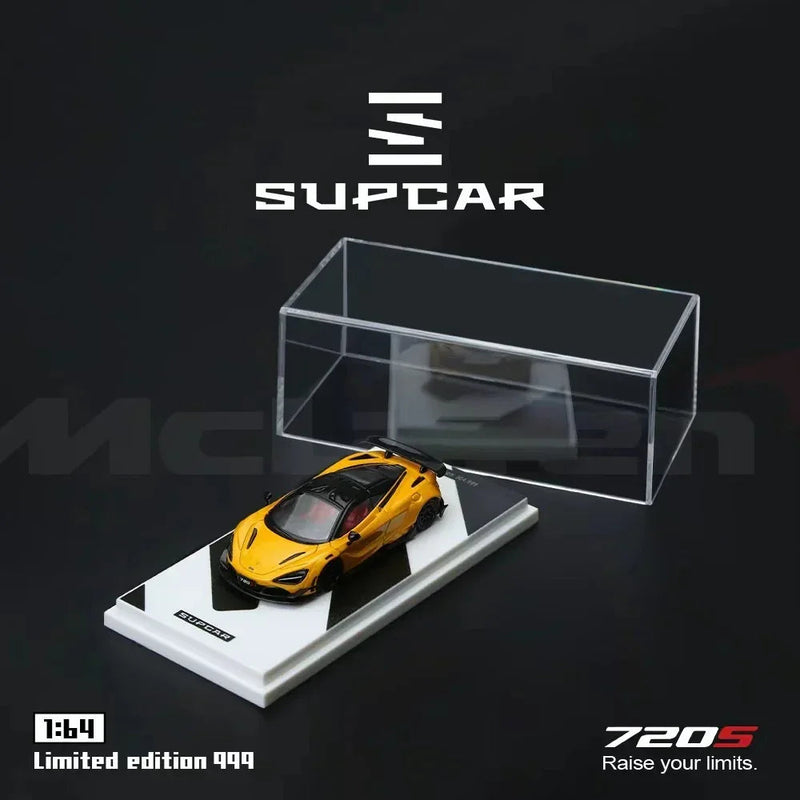 SupCar McLaren 720S alloy car model, 1:64 Scale (Yellow) — image 1