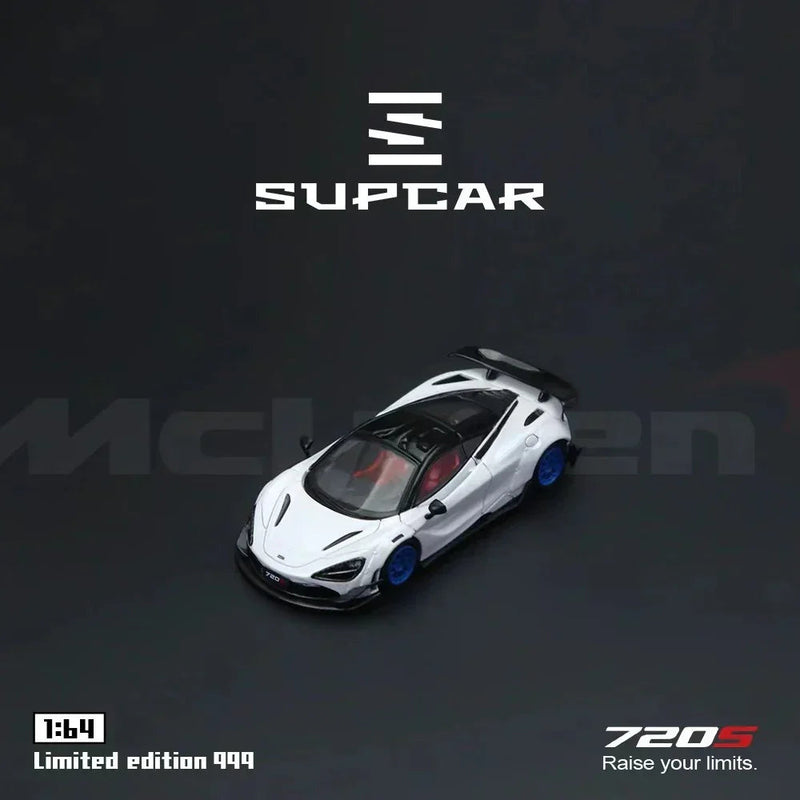 SupCar McLaren 720S alloy car model, 1:64 Scale (White) — image 1
