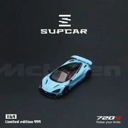 SupCar McLaren 720S alloy car model, 1:64 Scale (Blue) — image 1