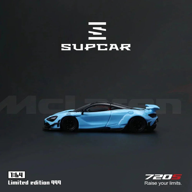SupCar McLaren 720S alloy car model, 1:64 Scale (Blue) — image 2