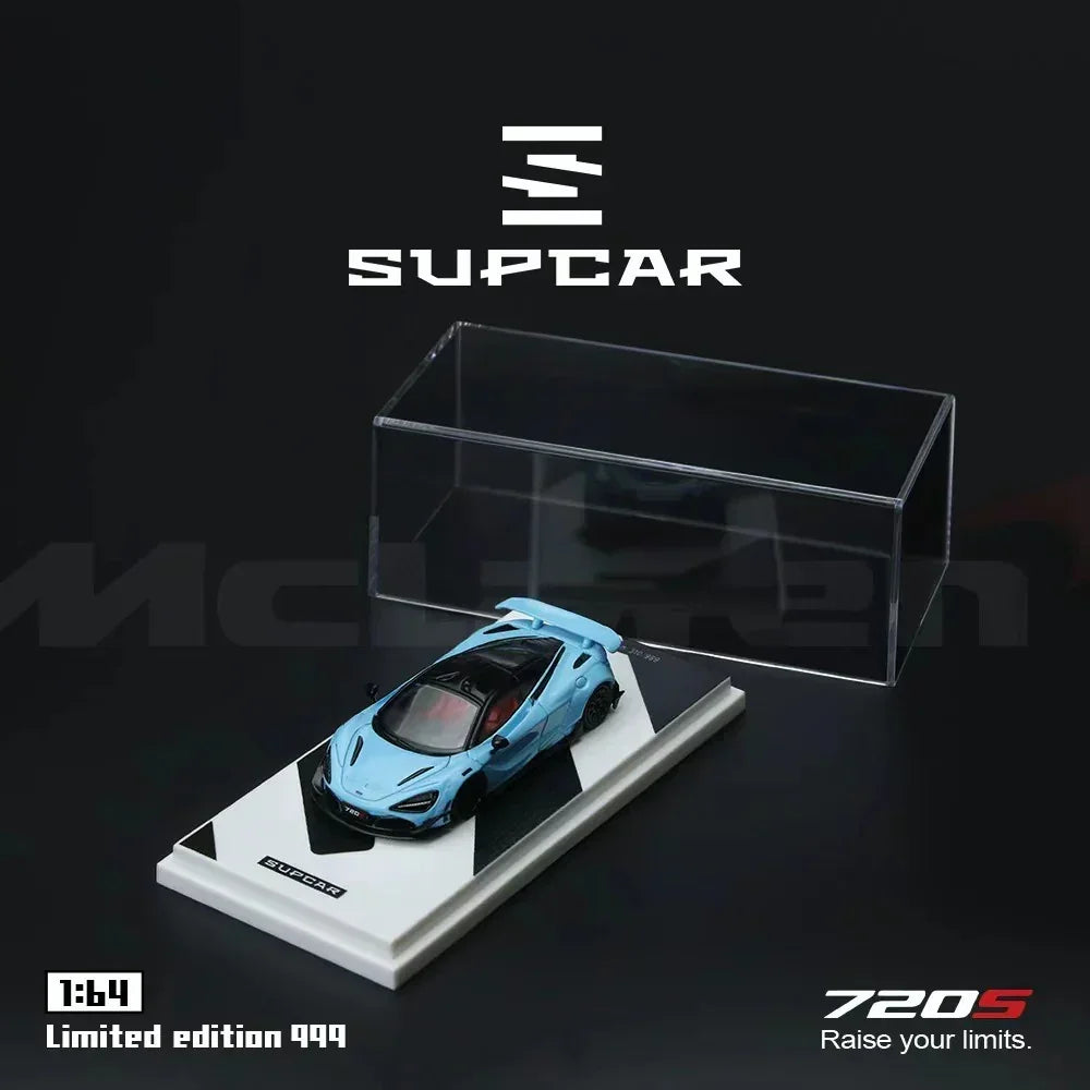 SupCar McLaren 720S alloy car model, 1:64 Scale (Blue) — image 3