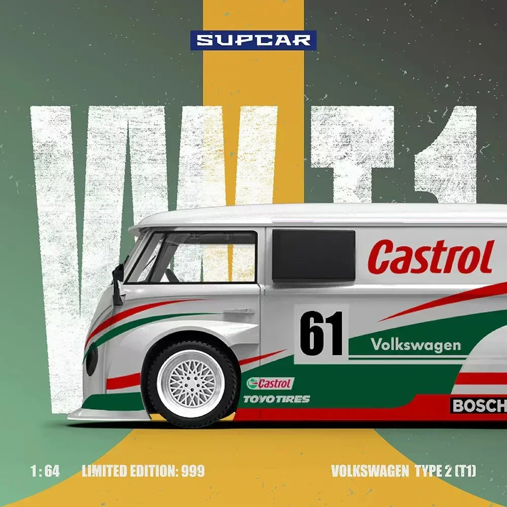 Volkswagen T1-Castrol No. 61(Limited Edition: 999), 1:64 Scale — image 2