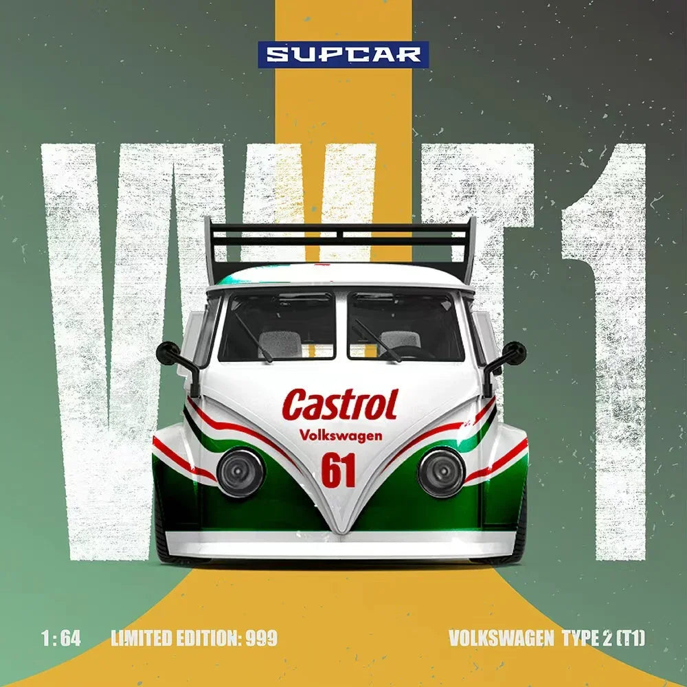 Volkswagen T1-Castrol No. 61(Limited Edition: 999), 1:64 Scale — image 4