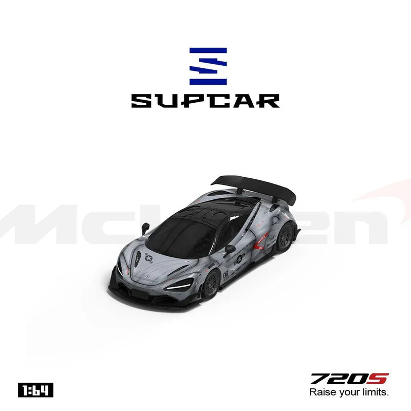 *PRE-ORDER* McLaren 720S Grey Shadow Painted, 1:64 Scale — image 1
