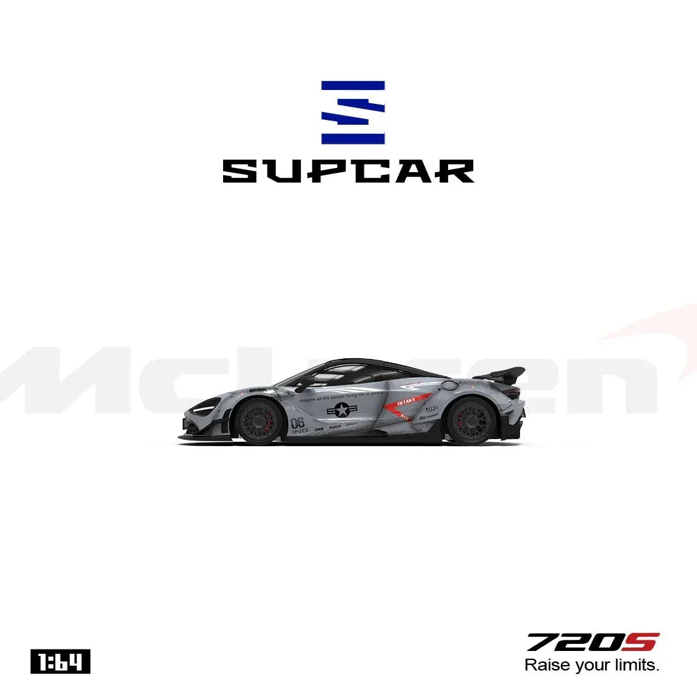 *PRE-ORDER* McLaren 720S Grey Shadow Painted, 1:64 Scale — image 2
