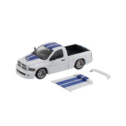 Dodge Ram SRT-10 (2003), 1:64 Scale (White with Blue Stripes) — image 1