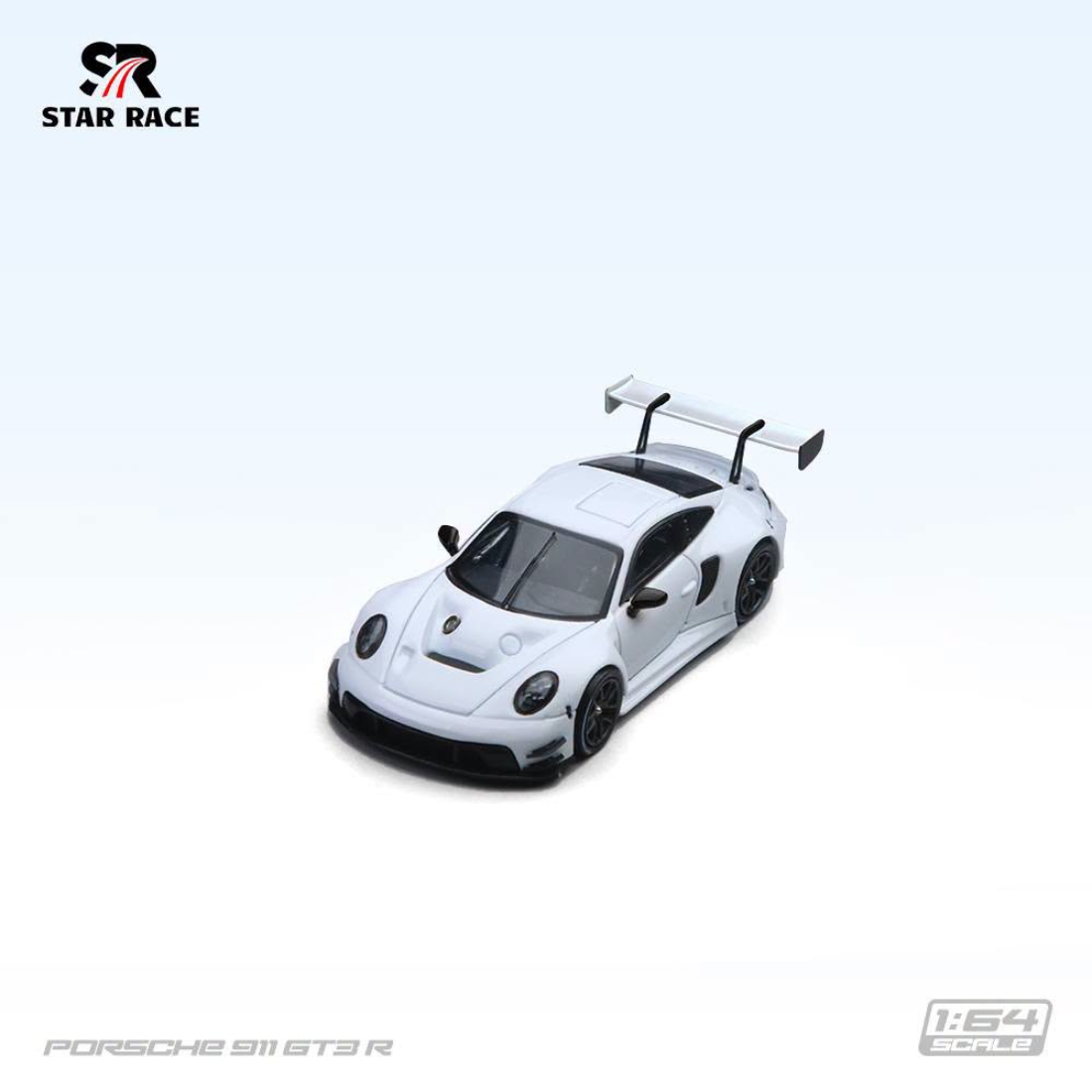*PRE-ORDER* Porsche diecast 911 GT3 R, 1:64 Scale (White) — image 1