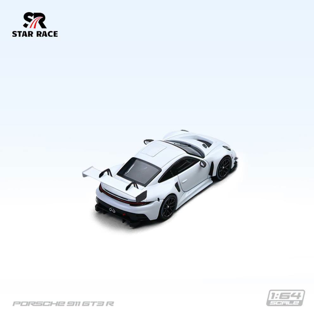 *PRE-ORDER* Porsche diecast 911 GT3 R, 1:64 Scale (White) — image 3