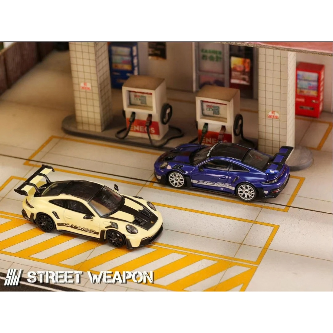 Porsche 992 GT3 RS (Limited to 499pcs), 1:64 Scale (Beige) — image 3