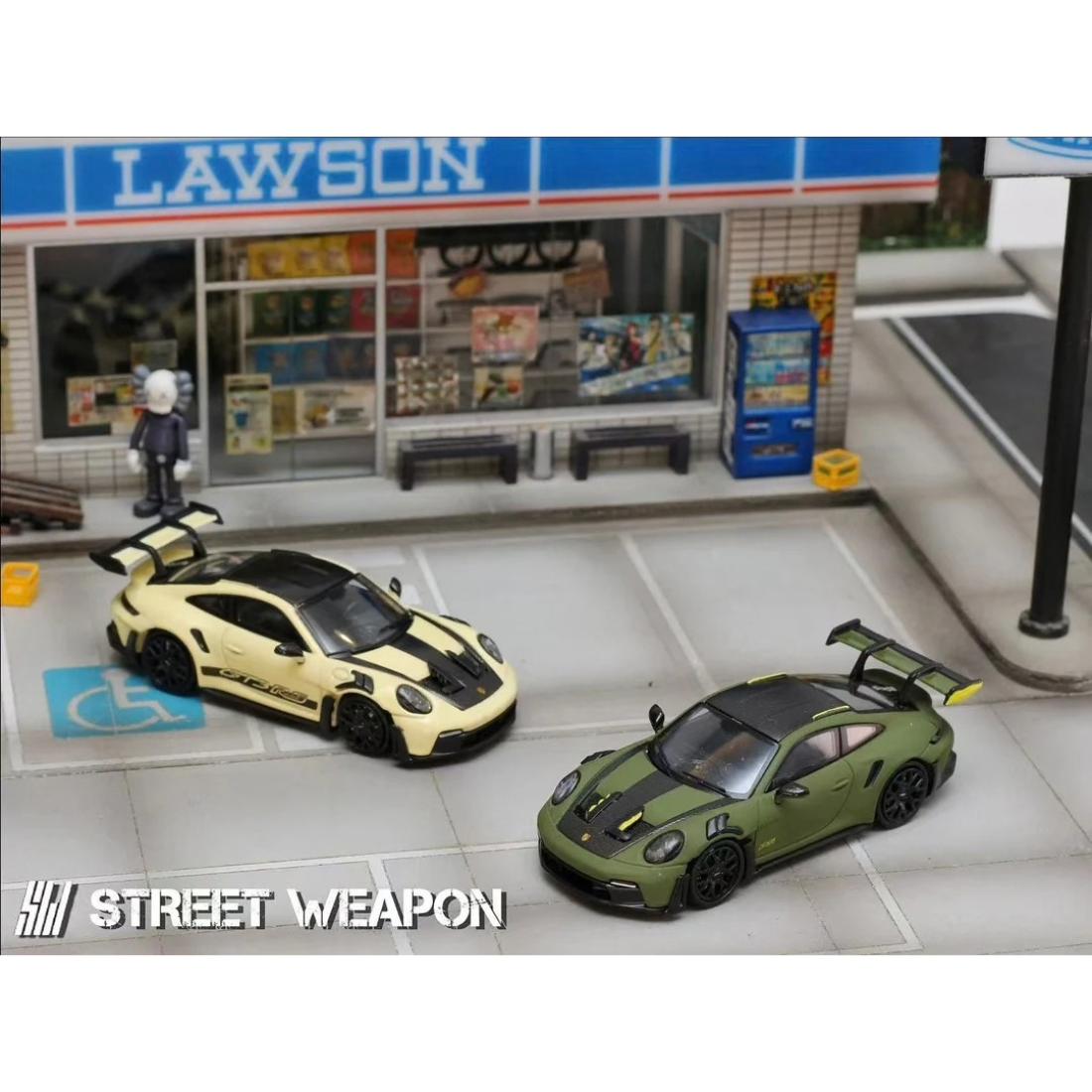 Porsche 992 GT3 RS (Limited to 499pcs), 1:64 Scale (Beige) — image 4