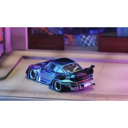 Porsche RWB (Limited to 499pcs), 1:64 Scale (Chrome Blue Purple) — image 2