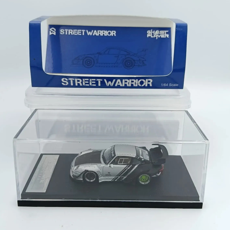 Porsche RWB (Limited to 499pcs), 1:64 Scale (Silver Black) — image 1