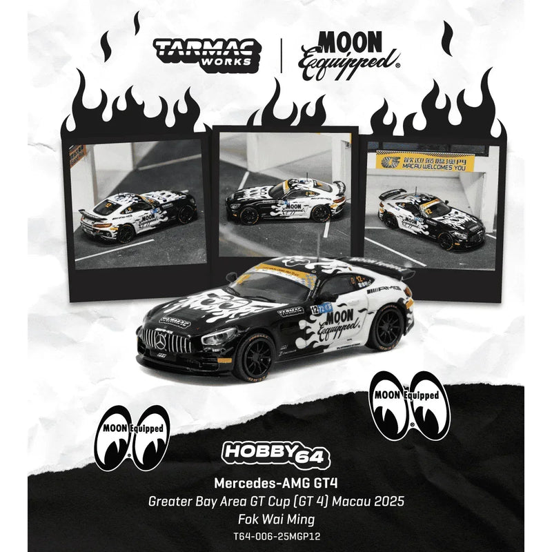*PRE-ORDER* Mercedes-AMG GT4 Greater Bay Area GT Cup (GT 4) Macau 2025 FOK Wai Ming, 1:64 Scale — image 1