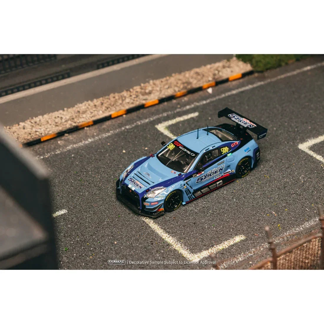 *PRE-ORDER* Nissan GT-R NISMO GT3 GT World Challenge Asia 2025 Beijing Street Circuit - Winner TEAM 5ZIGEN, 1:64 Scale — image 3