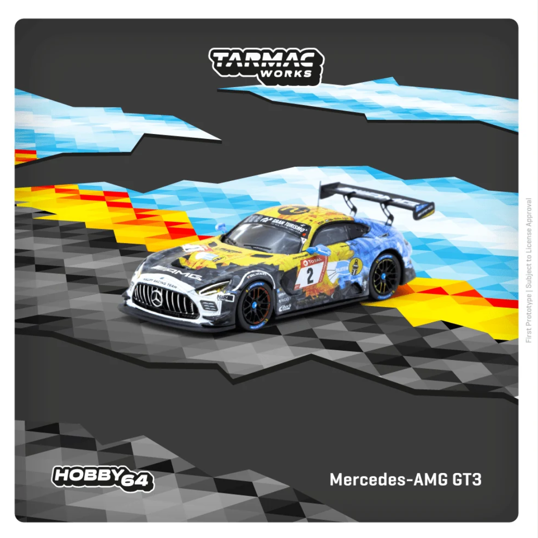 Mercedes-AMG GT3 Nurburgring 24h 2020, 1:64 Scale — image 1