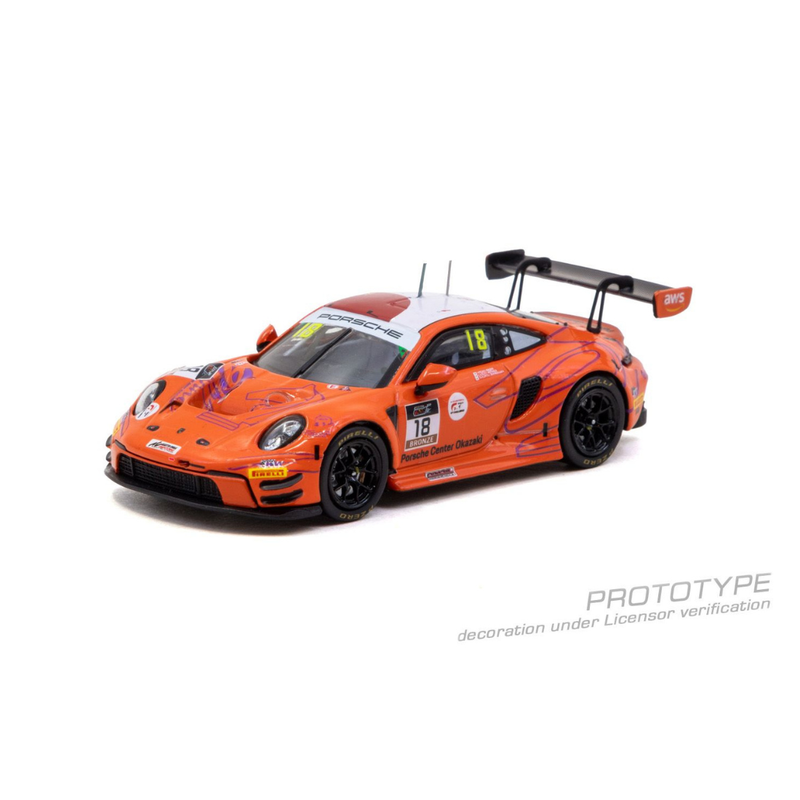 *PRE-ORDER* Porsche diecast 911 GT3 R Suzuka 1000km - Intercontinental GT Challenge 2025 Hiroaki Nagai / Kazuto Kotaka / Takuro Shinohara, 1:64 Scale — image 2